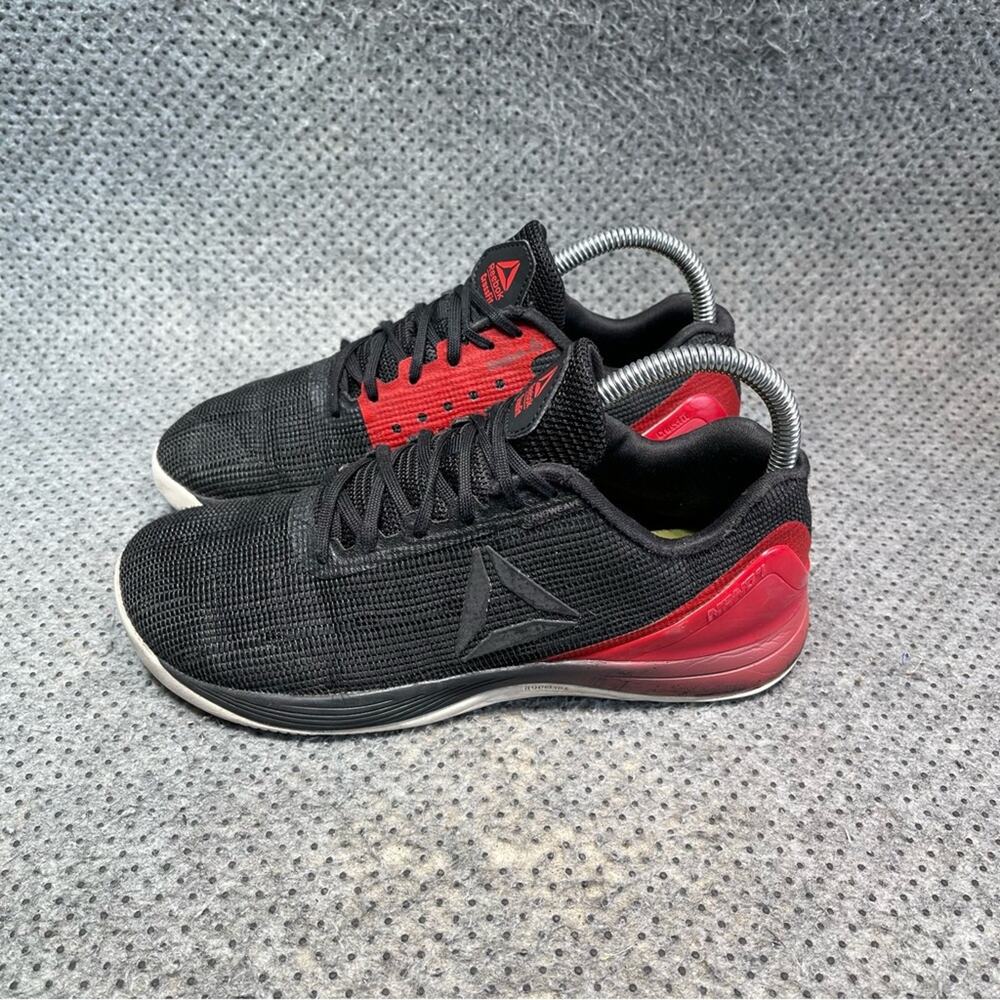 Reebok Crossfit Nano 1 Shoes Black Red Size 5 Boys